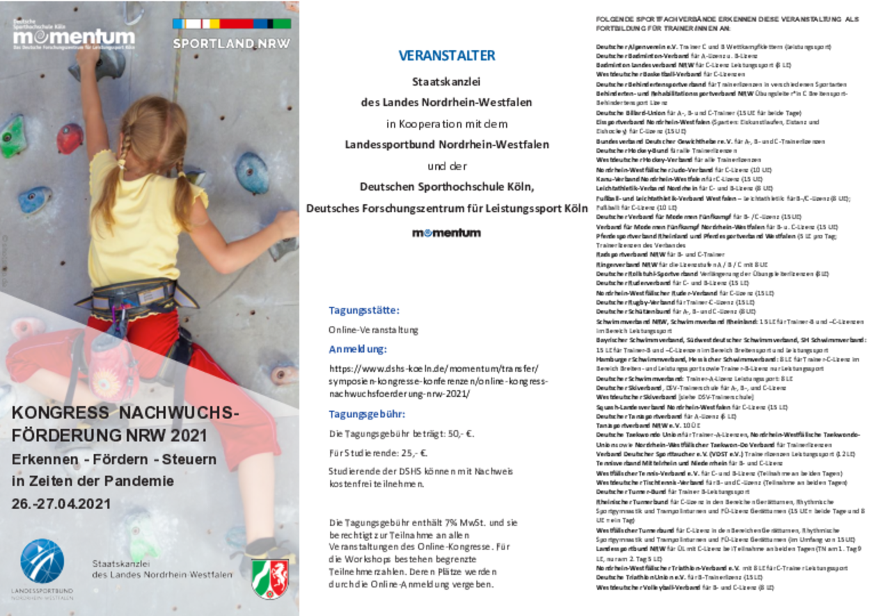 Programmflyer 2021 Programmflyer 2021