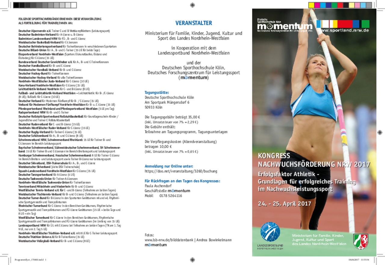 Programmflyer 2017 Programmflyer 2017